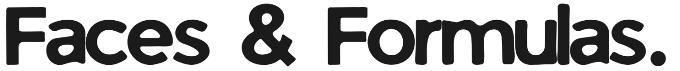 Faces and Formulas
